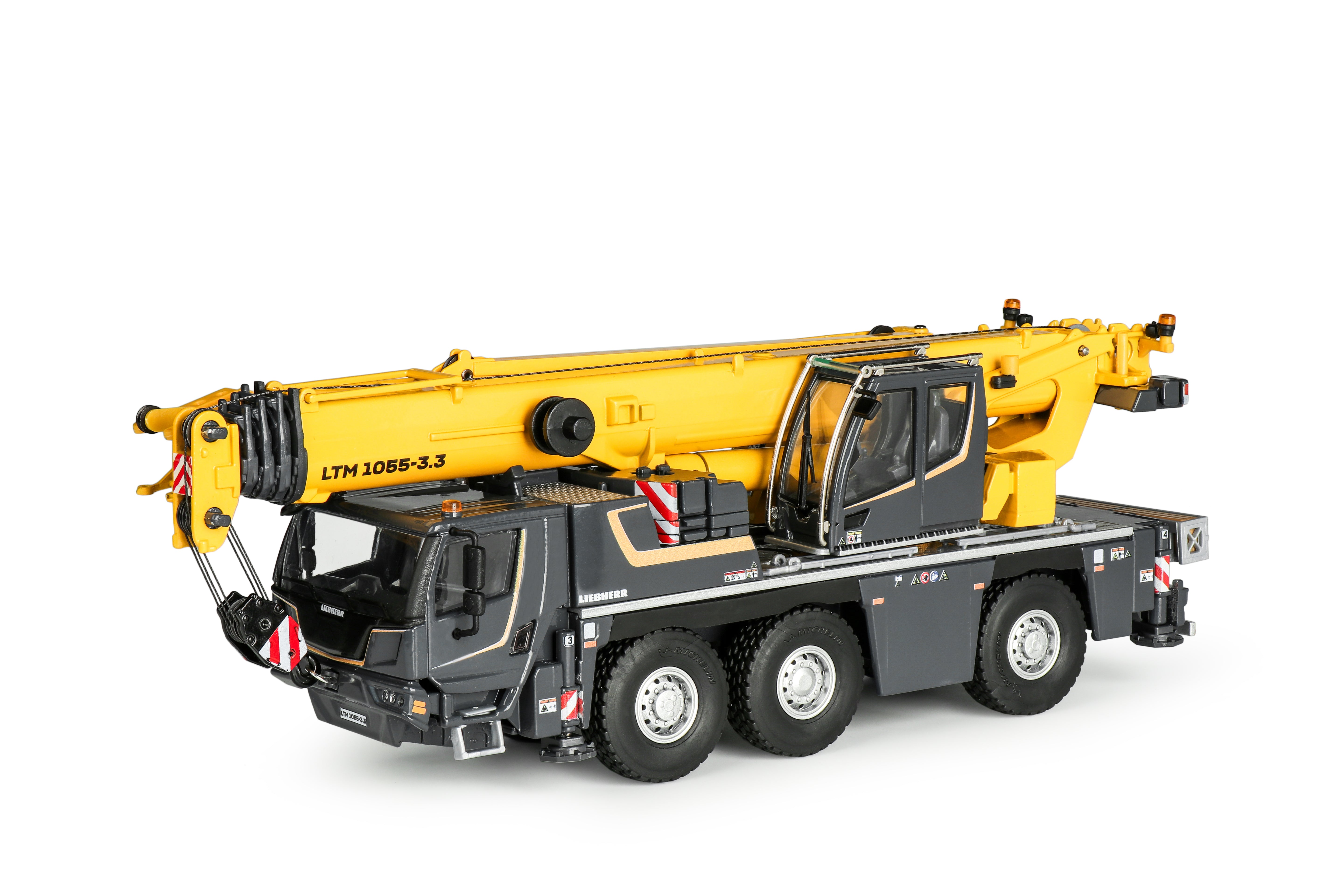 Conrad Liebherr LTM 1055-3.3 Mobilkran – Diecast Sammlermodell im Maßstab 1:50, Art. 2127/0