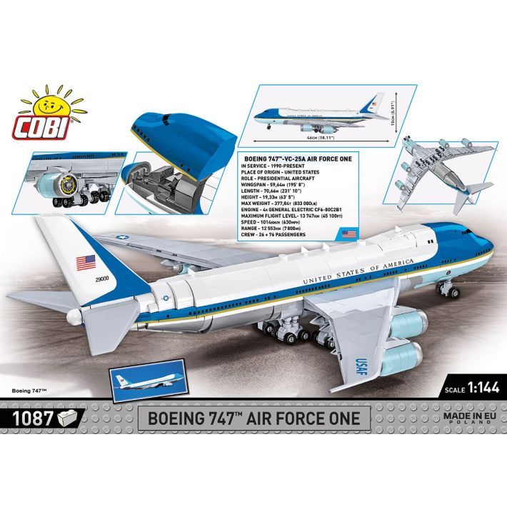 COBI® 26610 I BOEING 747™ Air Force One I (1:144) NEU