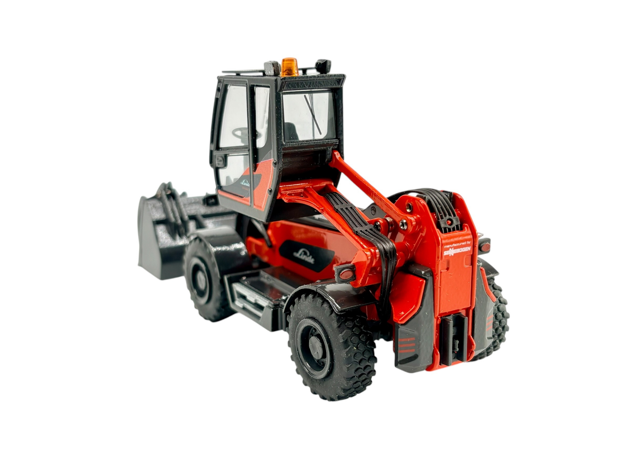 Conrad Linde YH 60 Industrie-Teleskoplader (Sennebogen) – Diecast Sammlermodell im Maßstab 1:50, Art. 2454/04 – Ansicht 3