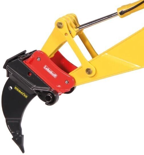 NZG Komatsu PC1250 Hydraulikbagger mit Lehnhoff-Schnellwechsler – Diecast Sammlermodell im Maßstab 1:50, Zinkdruckguss, Art. 9992 – Ansicht 3