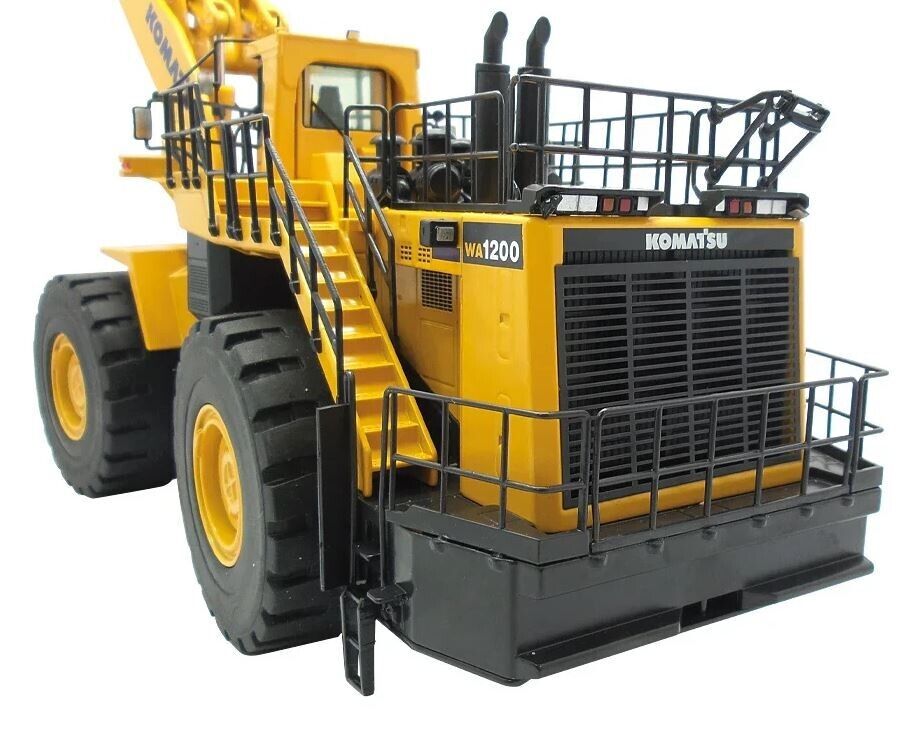 NZG Komatsu WA1200 Radlader in Gelb – Diecast Sammlermodell im Maßstab 1:50, Zinkdruckguss, Art. 889 – Ansicht 2