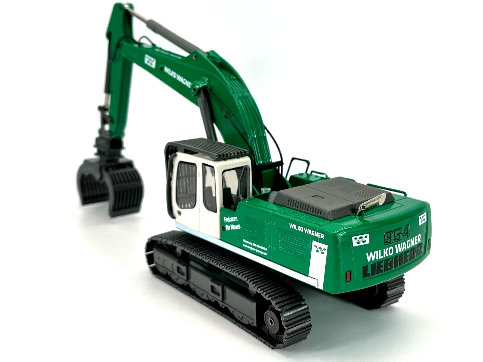 Conrad Liebherr R954C Raupenbagger „WILKO Wagner“ – Diecast Sammlermodell im Maßstab 1:50, Art. 2921/18 – Ansicht 3