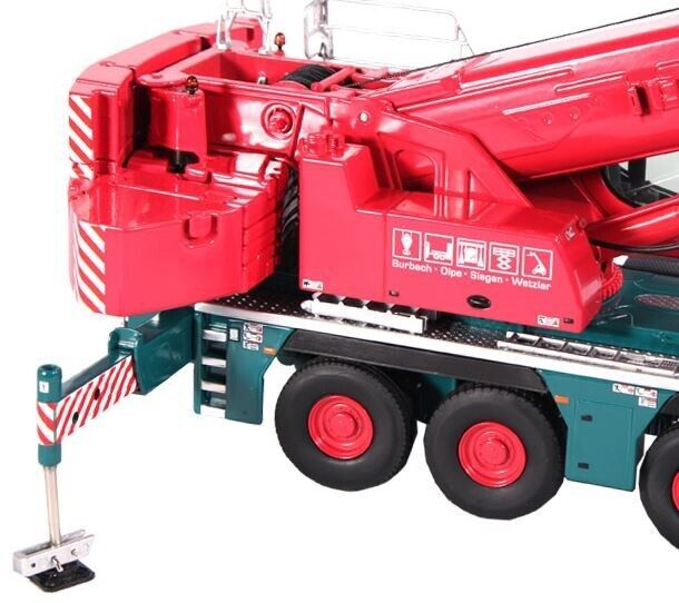 NZG Liebherr LTM 1250-5.1 Mobilkran in der Ausführung Dornseiff (grün) – Diecast Sammlermodell im Maßstab 1:50, Zinkdruckguss, Art. 959/04 – Ansicht 2