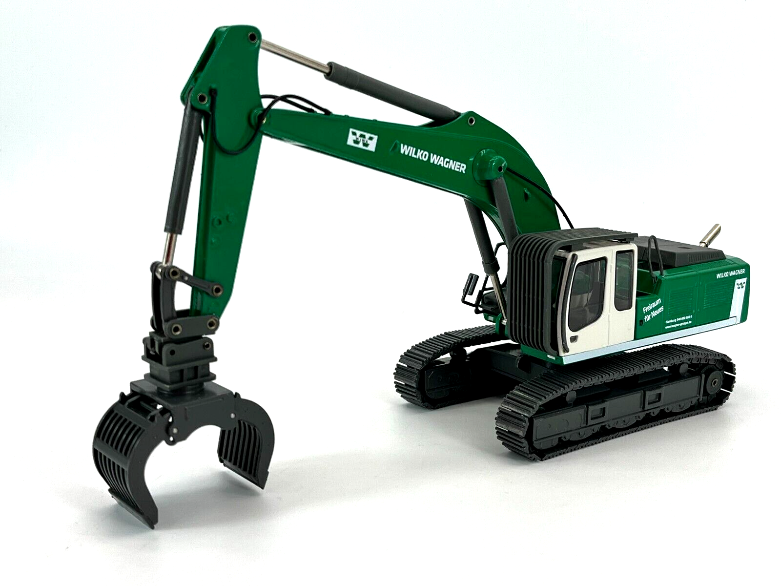 Conrad Liebherr R954C Raupenbagger „WILKO Wagner“ – Diecast Sammlermodell im Maßstab 1:50, Art. 2921/18