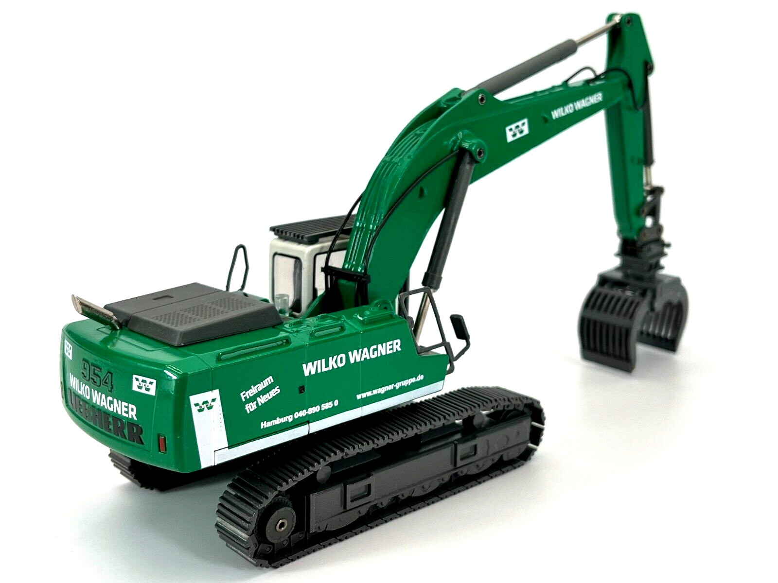 Conrad Liebherr R954C Raupenbagger „WILKO Wagner“ – Diecast Sammlermodell im Maßstab 1:50, Art. 2921/18 – Ansicht 4