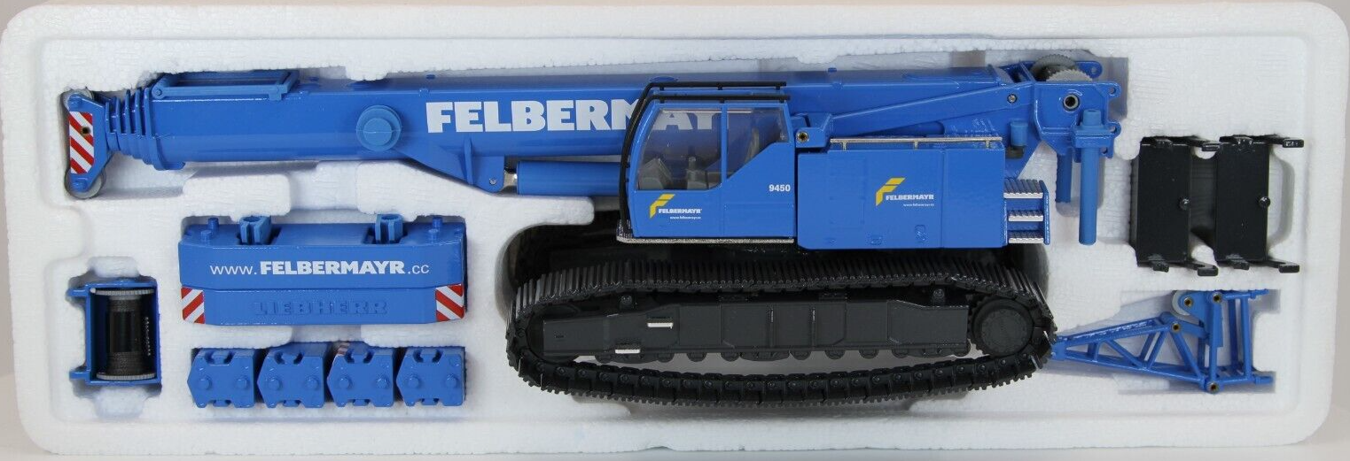 Conrad Liebherr LTR 1100 Raupenkran „FELBERMAYR“ – Diecast Sammlermodell im Maßstab 1:50, Art. 2738/08 – Ansicht 8
