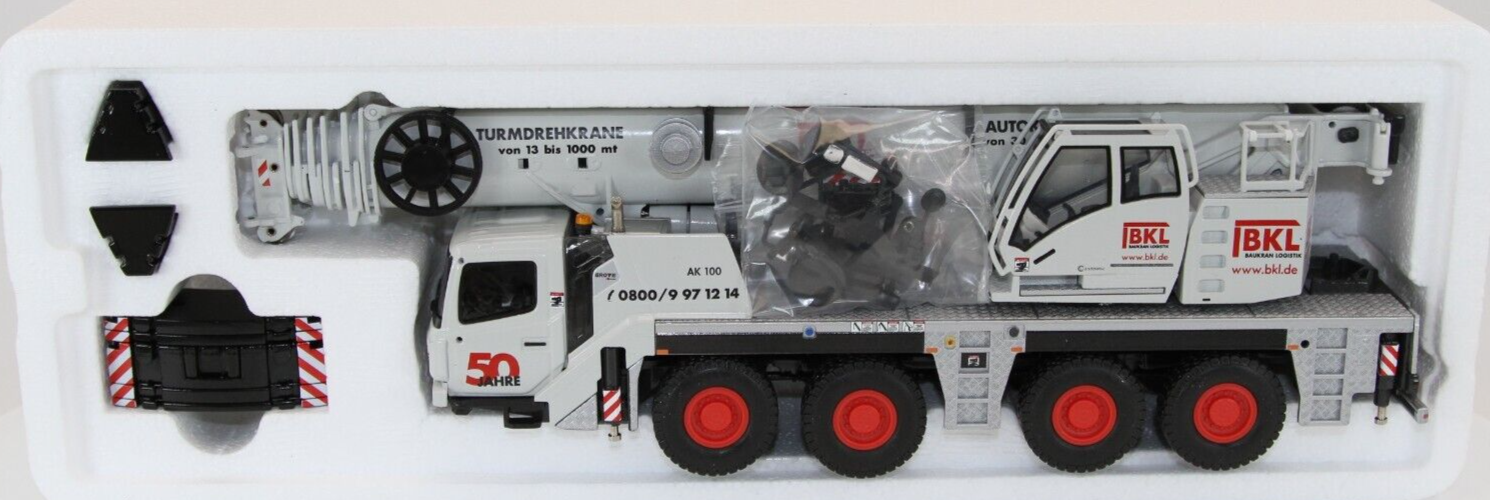 Conrad Grove GMK4100L-1 Mobilkran „50 Jahre BKL“ – Diecast Sammlermodell im Maßstab 1:50, Art. 2119/02 – Ansicht 7