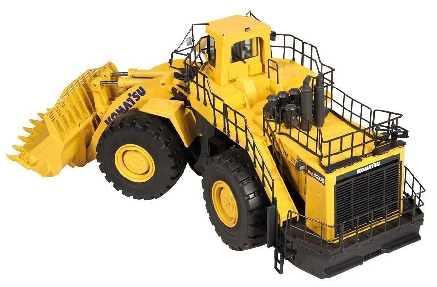 NZG Komatsu WA1200 Radlader in Gelb – Diecast Sammlermodell im Maßstab 1:50, Zinkdruckguss, Art. 889 – Ansicht 5