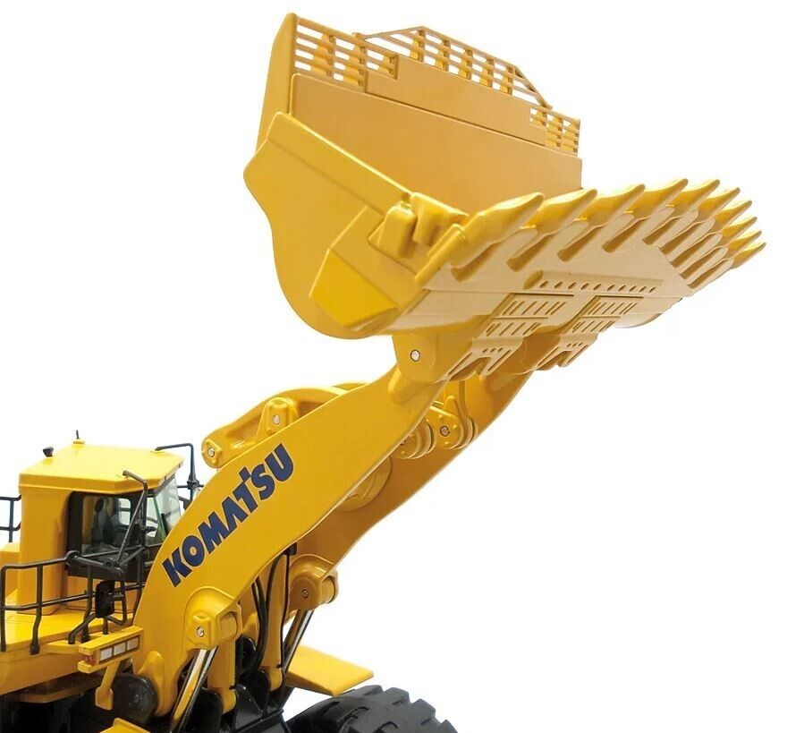 NZG Komatsu WA1200 Radlader in Gelb – Diecast Sammlermodell im Maßstab 1:50, Zinkdruckguss, Art. 889 – Ansicht 3