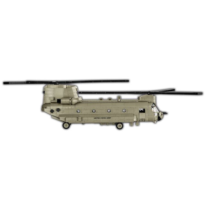 COBI CH-47 Chinook Hubschrauber Klemmbaustein-Modell im Maßstab 1:48 – 815 Teile, Set 5807 – Ansicht 3