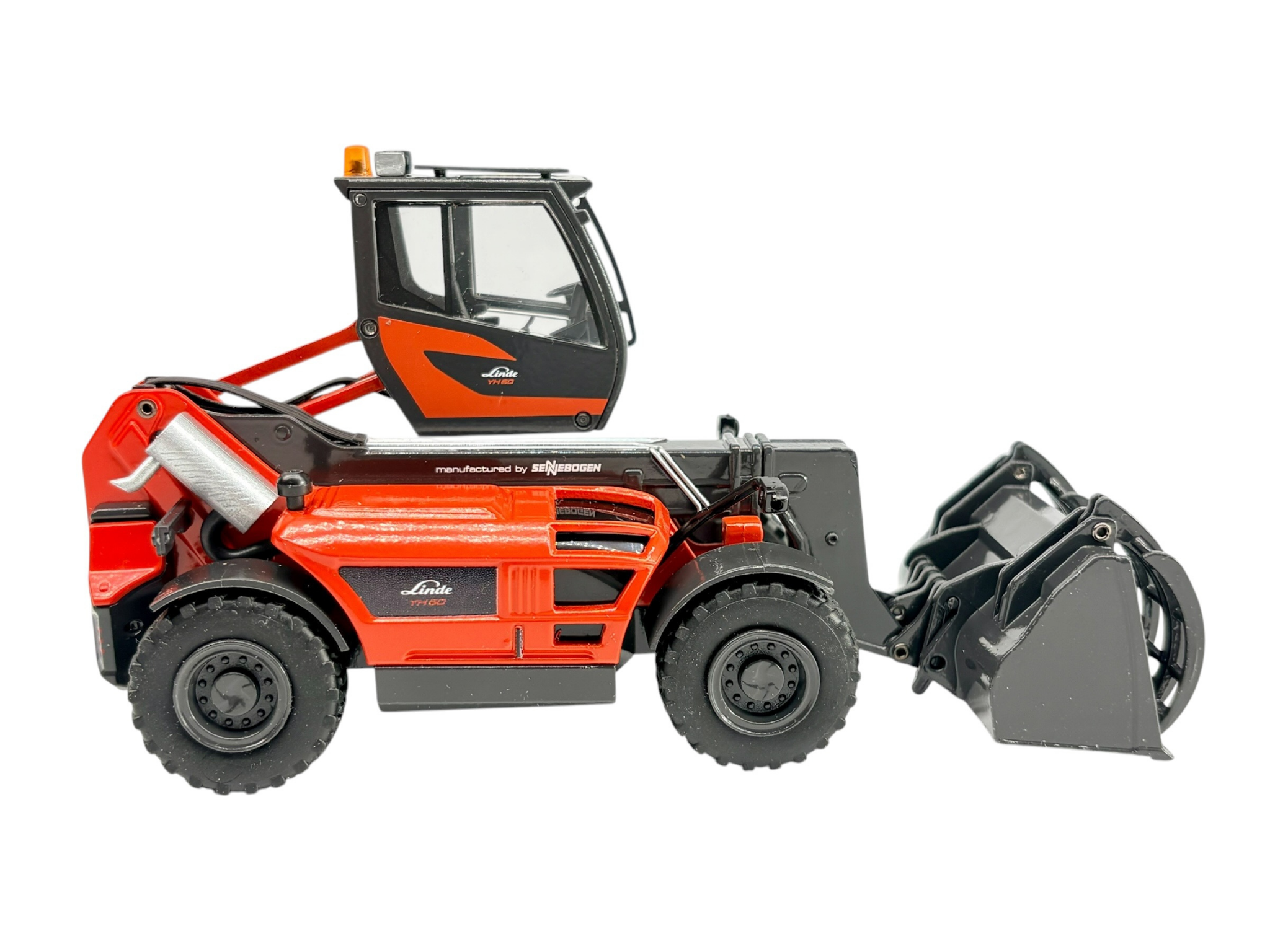 Conrad Linde YH 60 Industrie-Teleskoplader (Sennebogen) – Diecast Sammlermodell im Maßstab 1:50, Art. 2454/04 – Ansicht 5