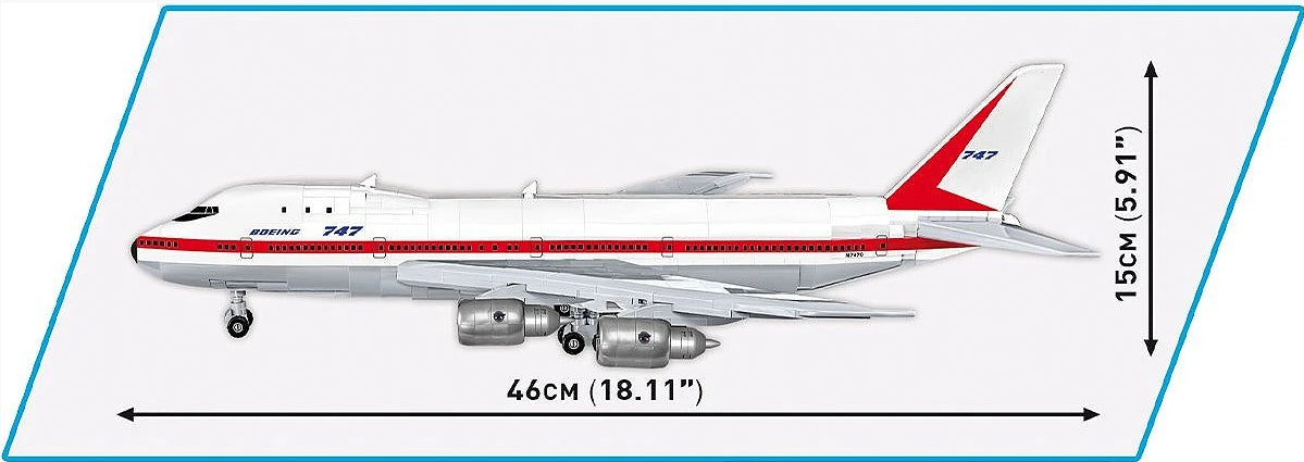 BOEING 747™ First Flight 1969 (1:144) - 26609