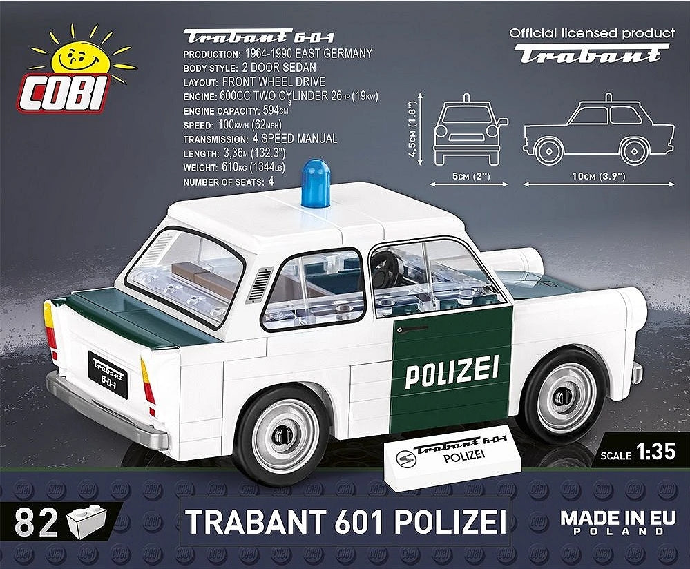 TRABANT 601 Police (1:35) - 24541