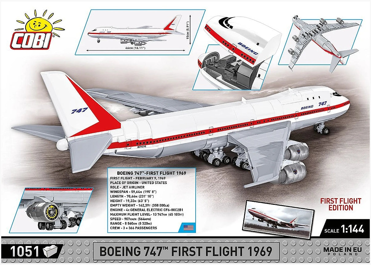 BOEING 747™ First Flight 1969 (1:144) - 26609