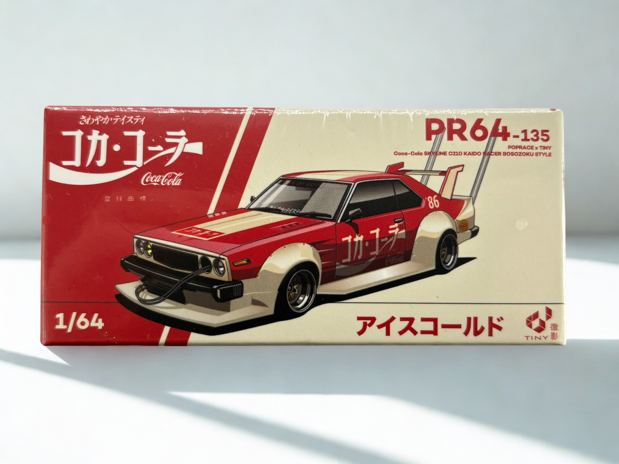 Nissan Skyline C210 Kaido Racer "Bosozoku Style" Coca-cola JP (1:64) - PR64-135