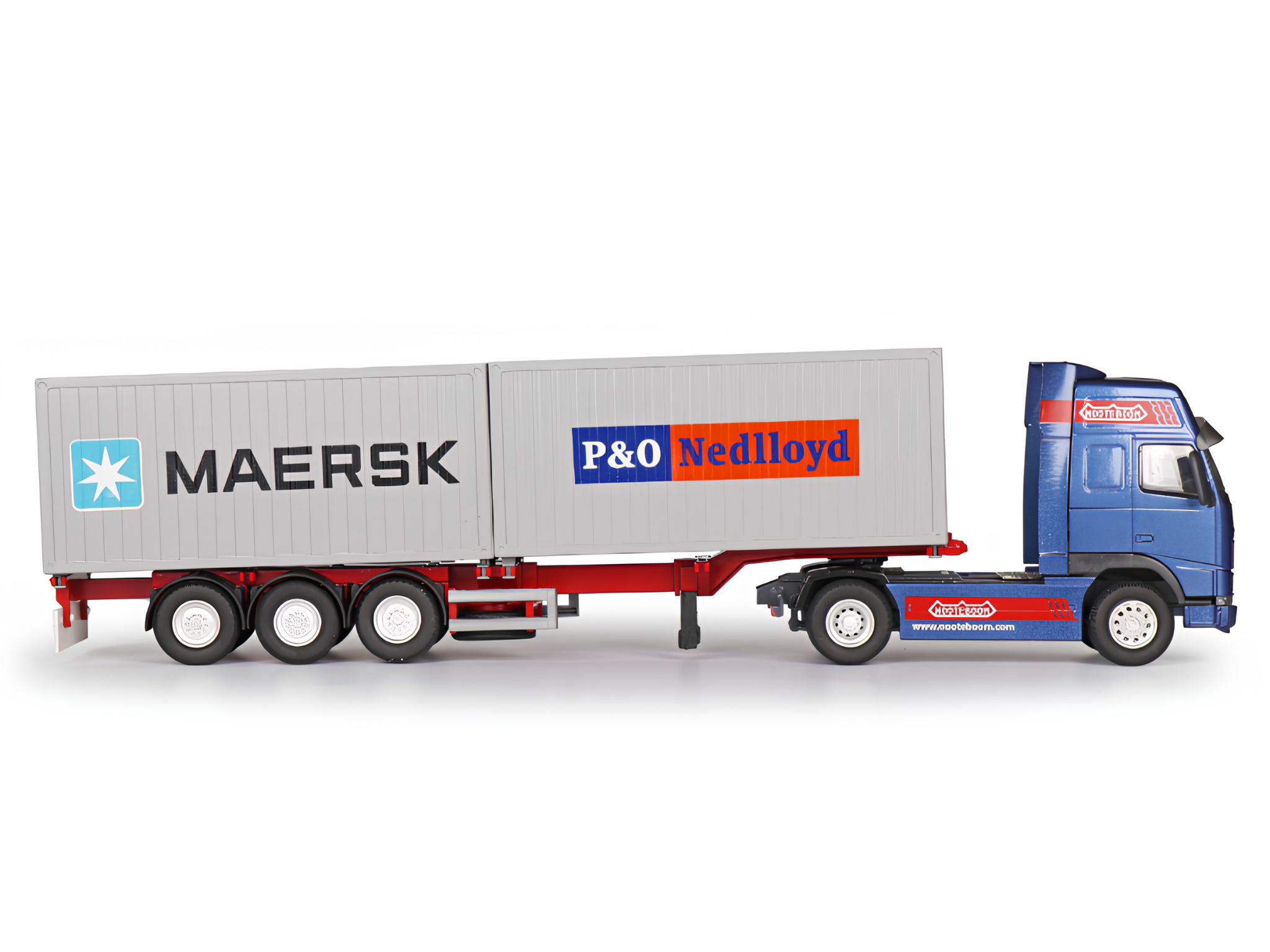 Detailaufnahme NOOTEBOOM Flexitrailer 3-achs Sammlermodell