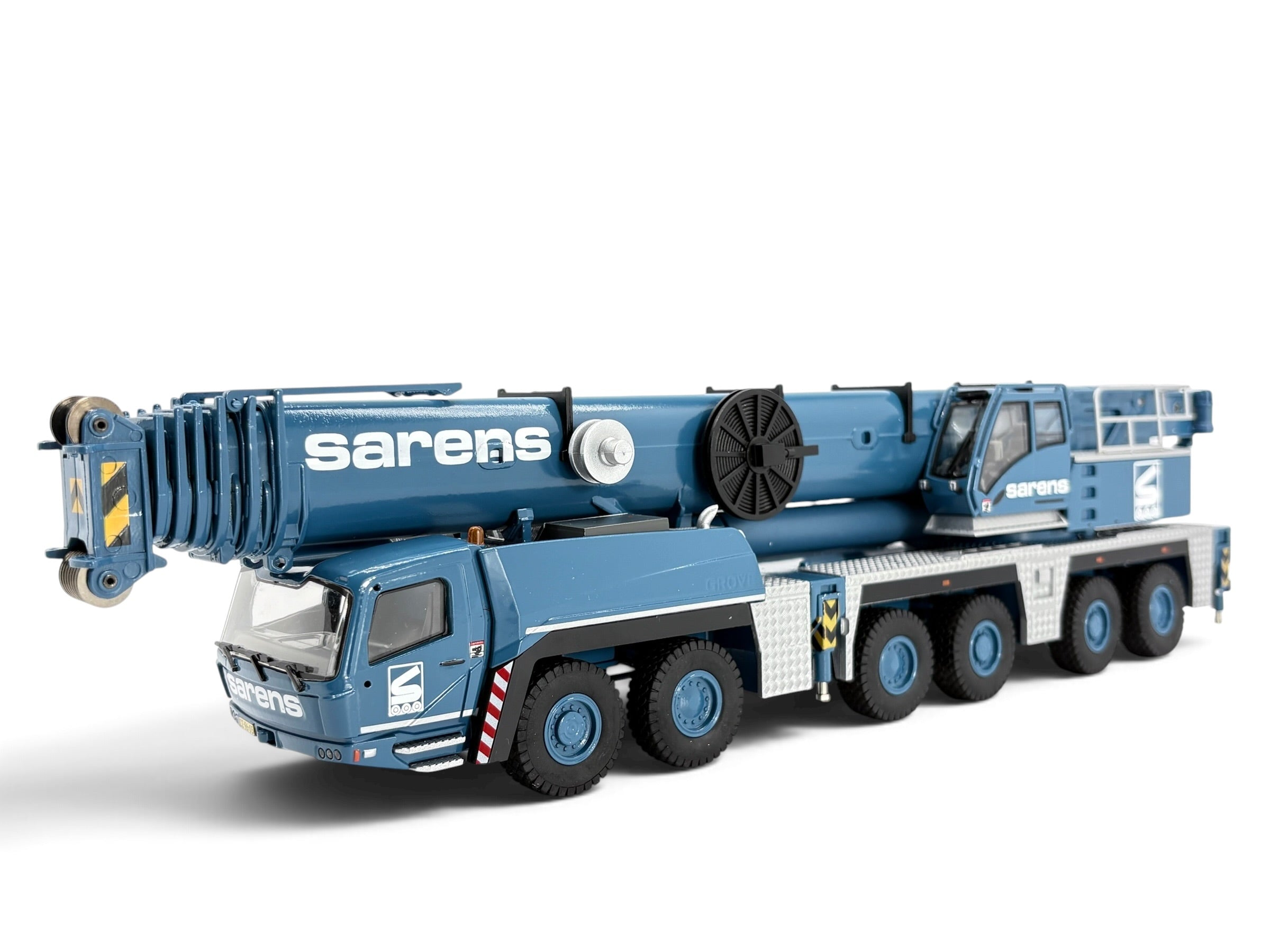 Conrad Grove GMK 6300L Mobilkran „Sarens“ mit Auslegerverlängerung – Diecast-Sammlermodell 1:50, Art. 2114/05