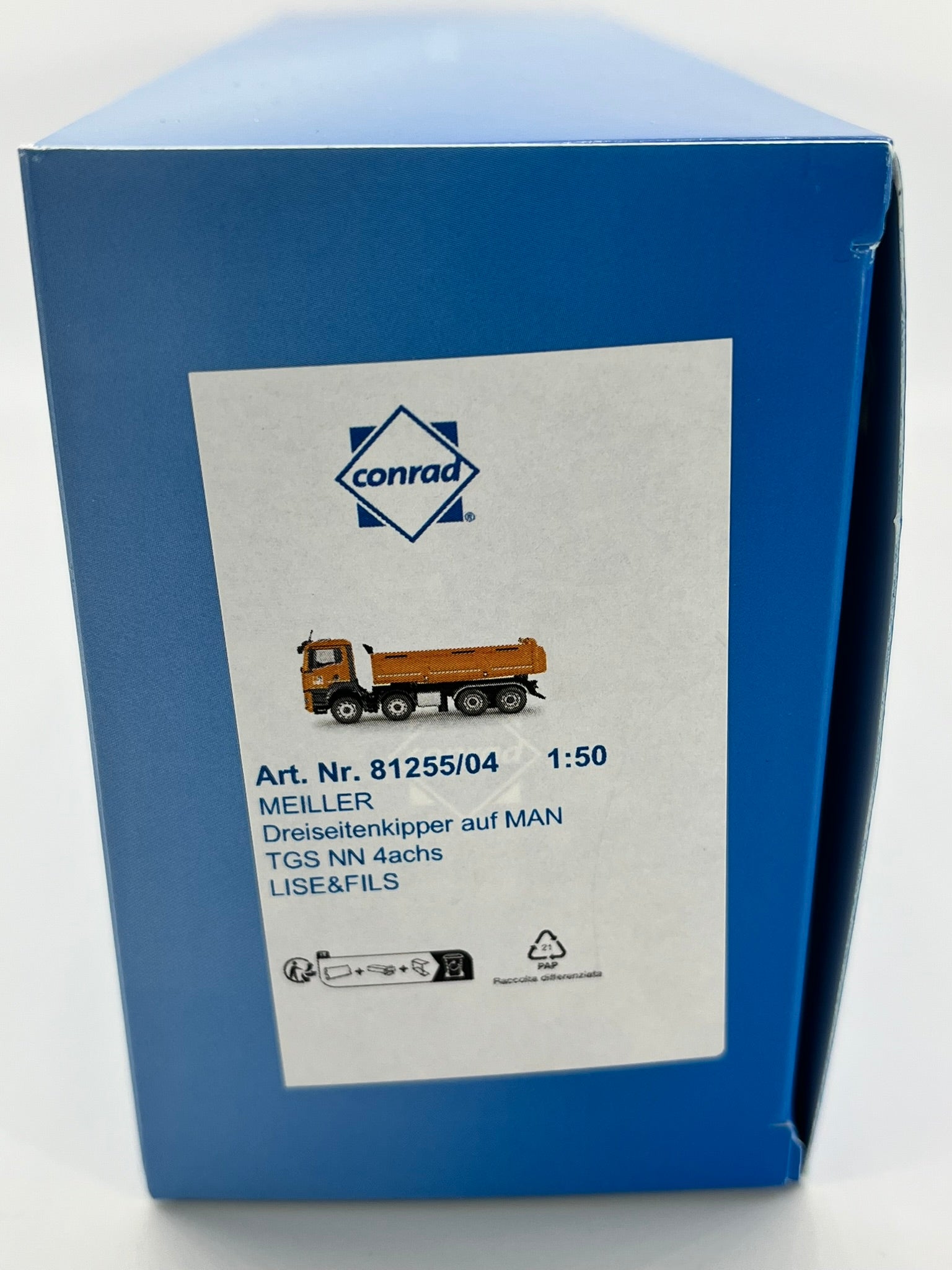 MEILLER three-way tipper on MAN TGS NN (1:50) "LISE + FILS"