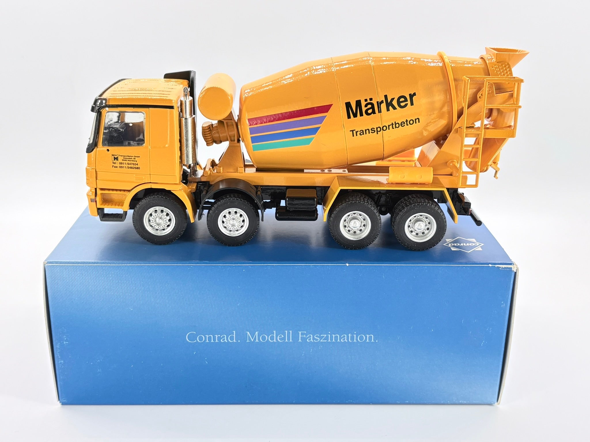 Mercedes Actros Stetter Fahrmischer Maerker Conrad 1:50 40131 03 Box