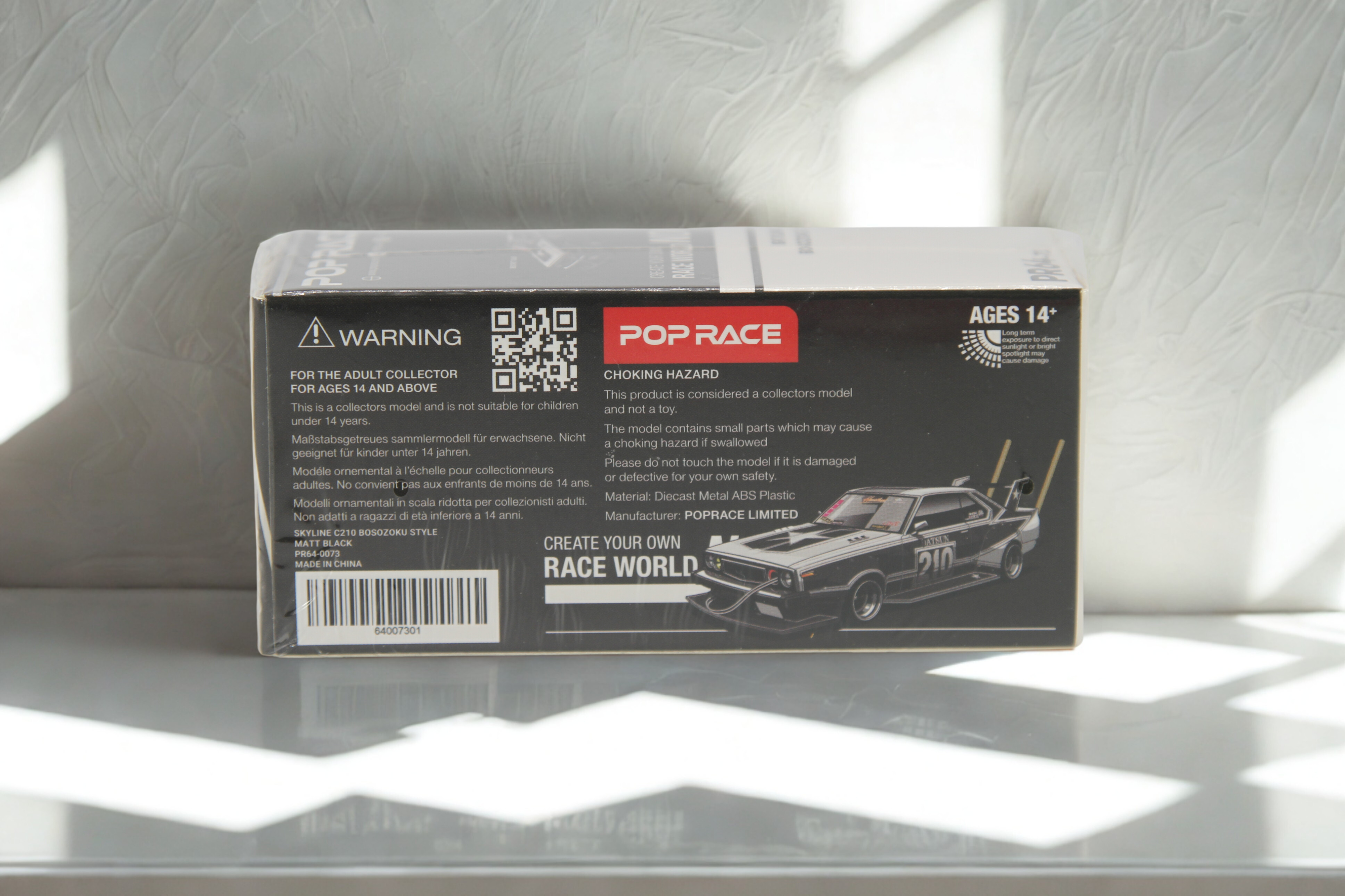 NISSAN Skyline C210 "Kaido House Racer" - "Bosozoku Style" (1:64) - PR64-073