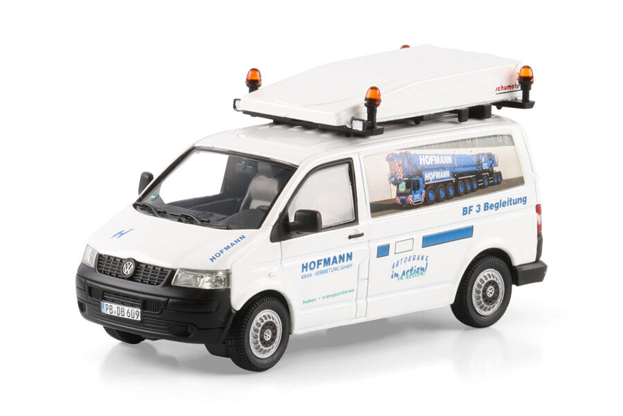 WSI Volkswagen Transporter BF3 Begleitfahrzeug „Hofmann“ – Diecast Sammlermodell im Maßstab 1:50, Art. 01-5249