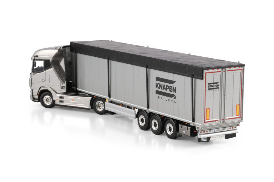 DAF XG 4x2 mit Knapen Schubbodenauflieger – Ansicht 3 des WSI Limited-Edition-Modells 1:50, Art. 01-5275