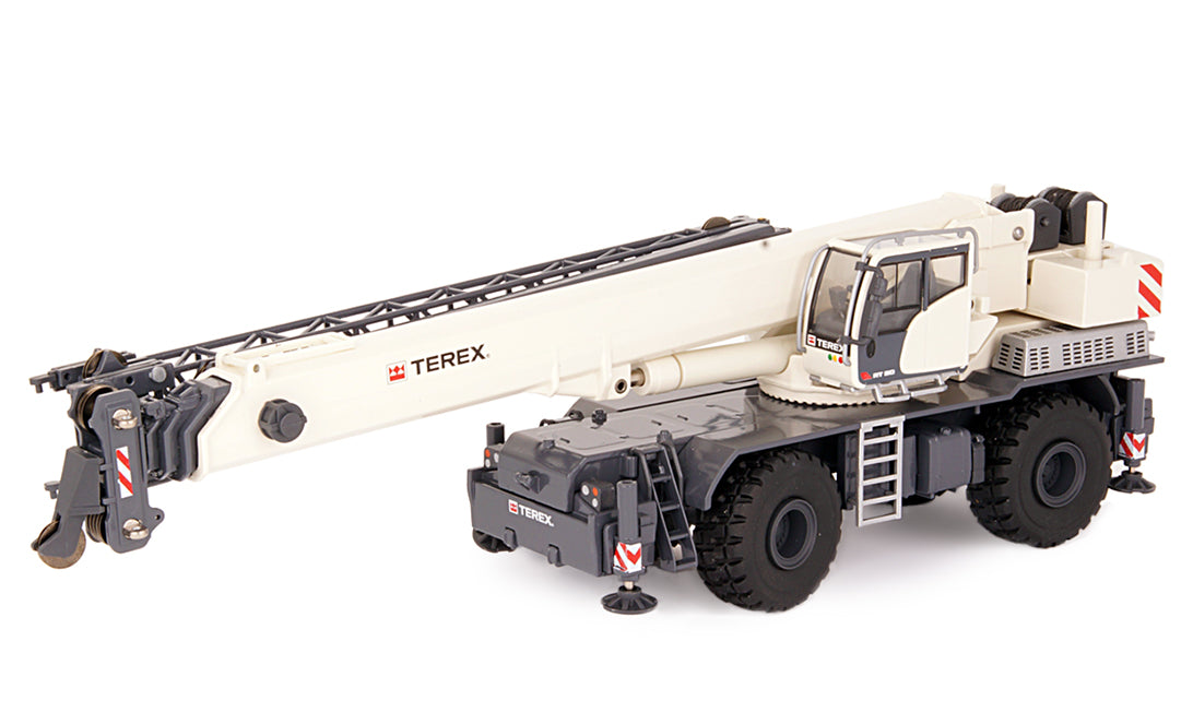 Conrad Terex RT90 Rough Terrain Kran – Diecast Sammlermodell im Maßstab 1:50, Art. 2115/0