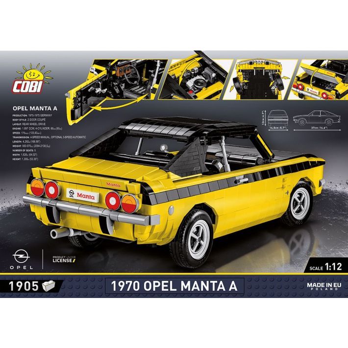 COBI® I 24339 I OPEL MANTA A 1970 (1:100)