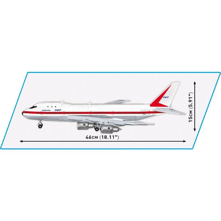 COBI® I 26609 I BOEING 747™ Premier vol 1969 (1:144)