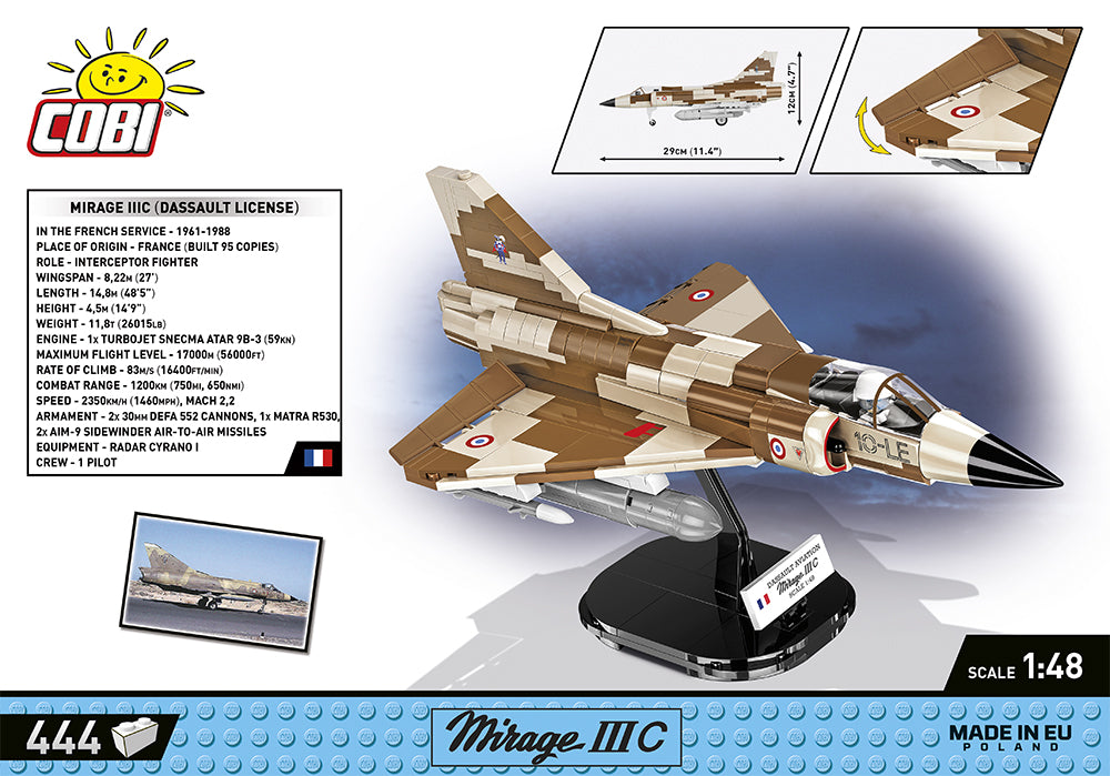 DASSAULT Aviation Mirage III C Escadron Vexin - Djibouti 1984 (1:48) - 5818