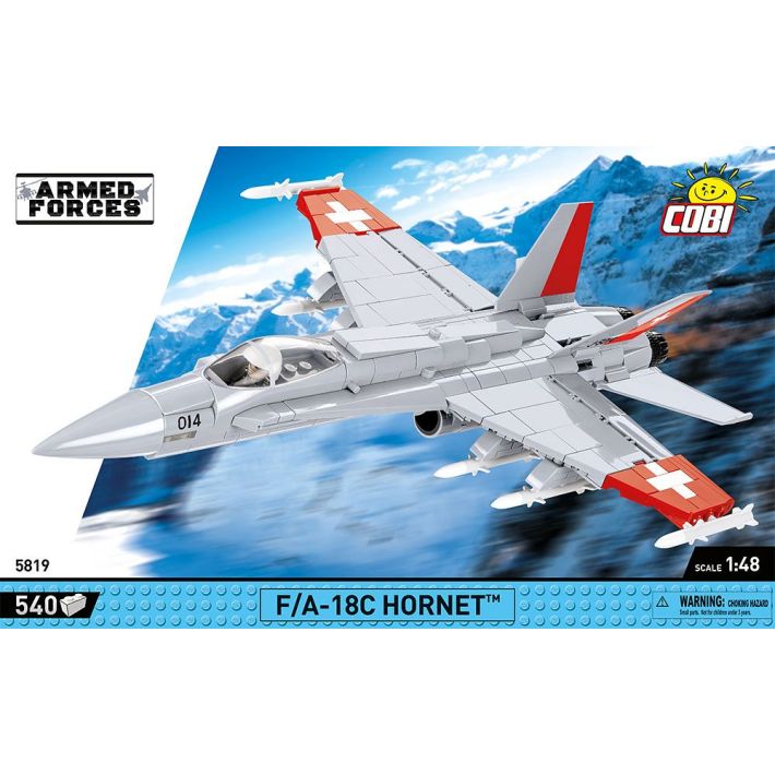 COBI® I 5819 I Boeing F/A-18CHornet™ Forces aériennes suisses (1:48)