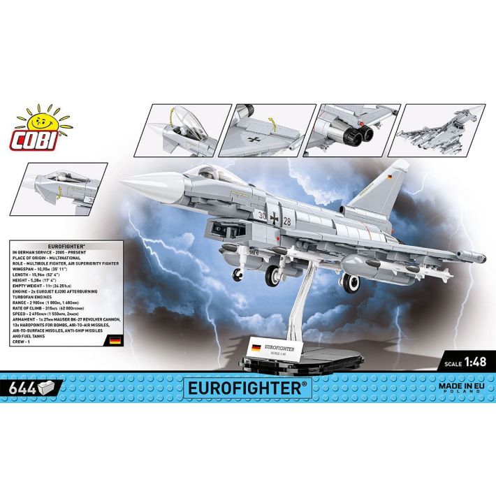 COBI® I 5848 I Eurofighter Typhoon G (1:48)