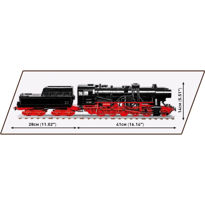 COBI® I 6282 I DR BR 52 Steam Locomotive (1:35)