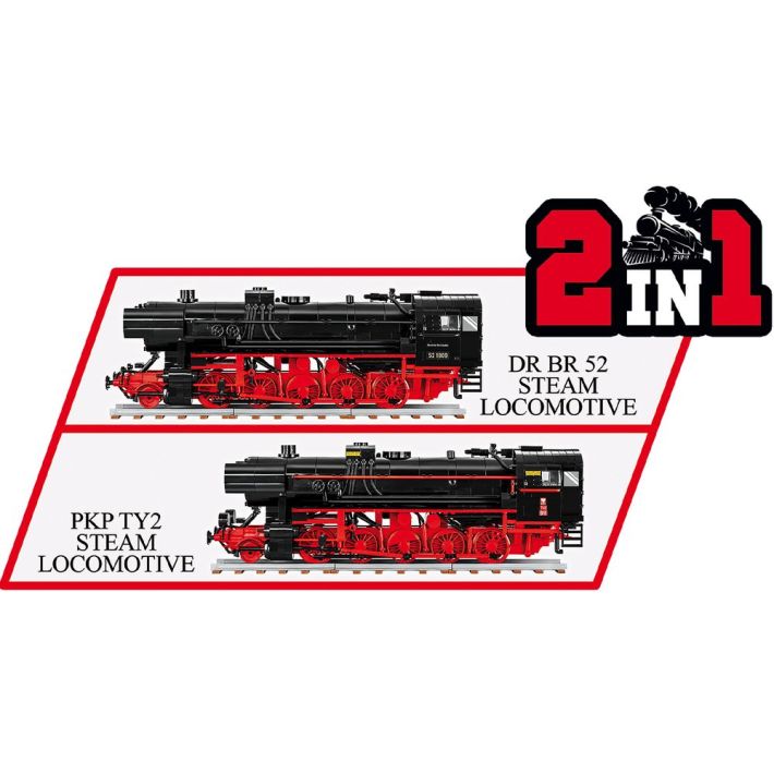 Locomotive à vapeur COBI® I 1723 I DR BR 52/TY2 (1:35)