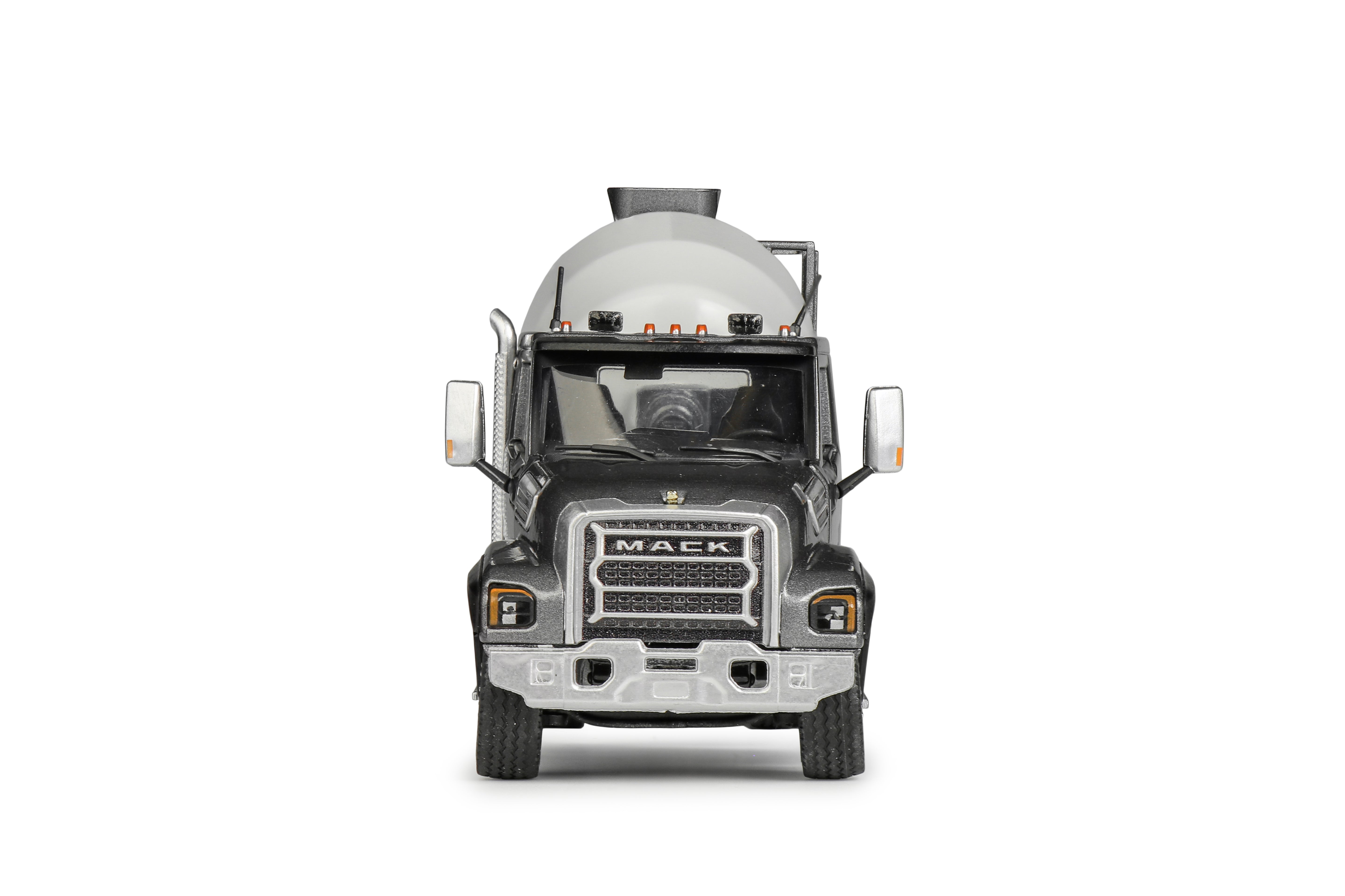 Conrad MACK Granite mit Fahrmischer – Frontansicht, Diecast Sammlermodell im Maßstab 1:50, Art. 86268/0
