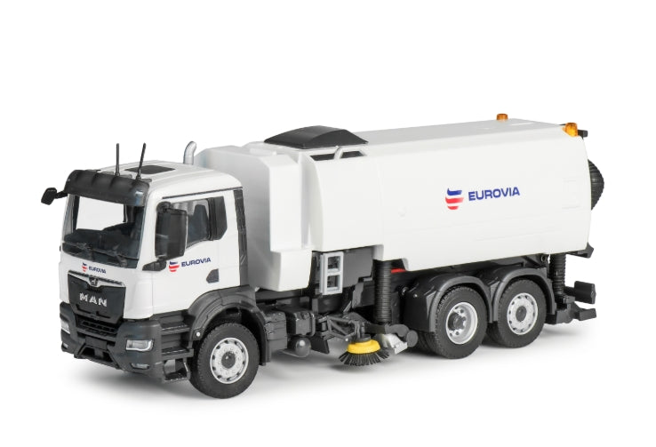 BUCHER MaxPowa V120 Kehrmaschine auf MAN TGS NN 3-achs "EUROVIA" (1:50) - 81257/02