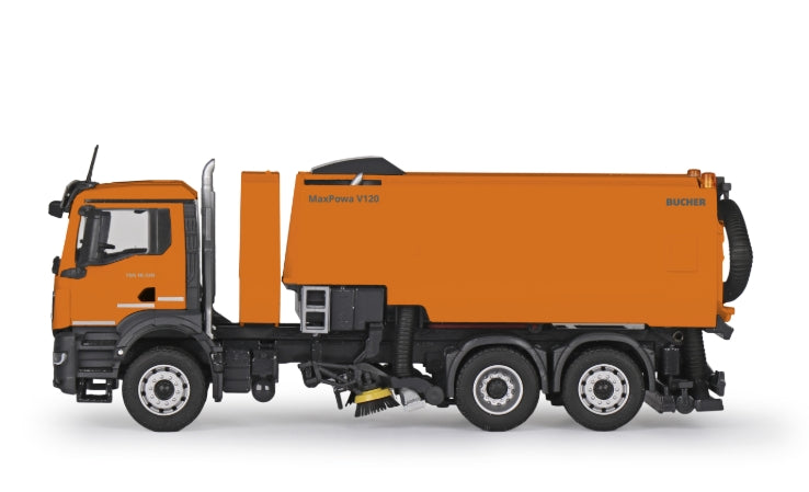 BUCHER MaxPowa V120 Kehrmaschine auf MAN TGS NN 3-achs "KOMMUNAL" (1:50) - 81257/01