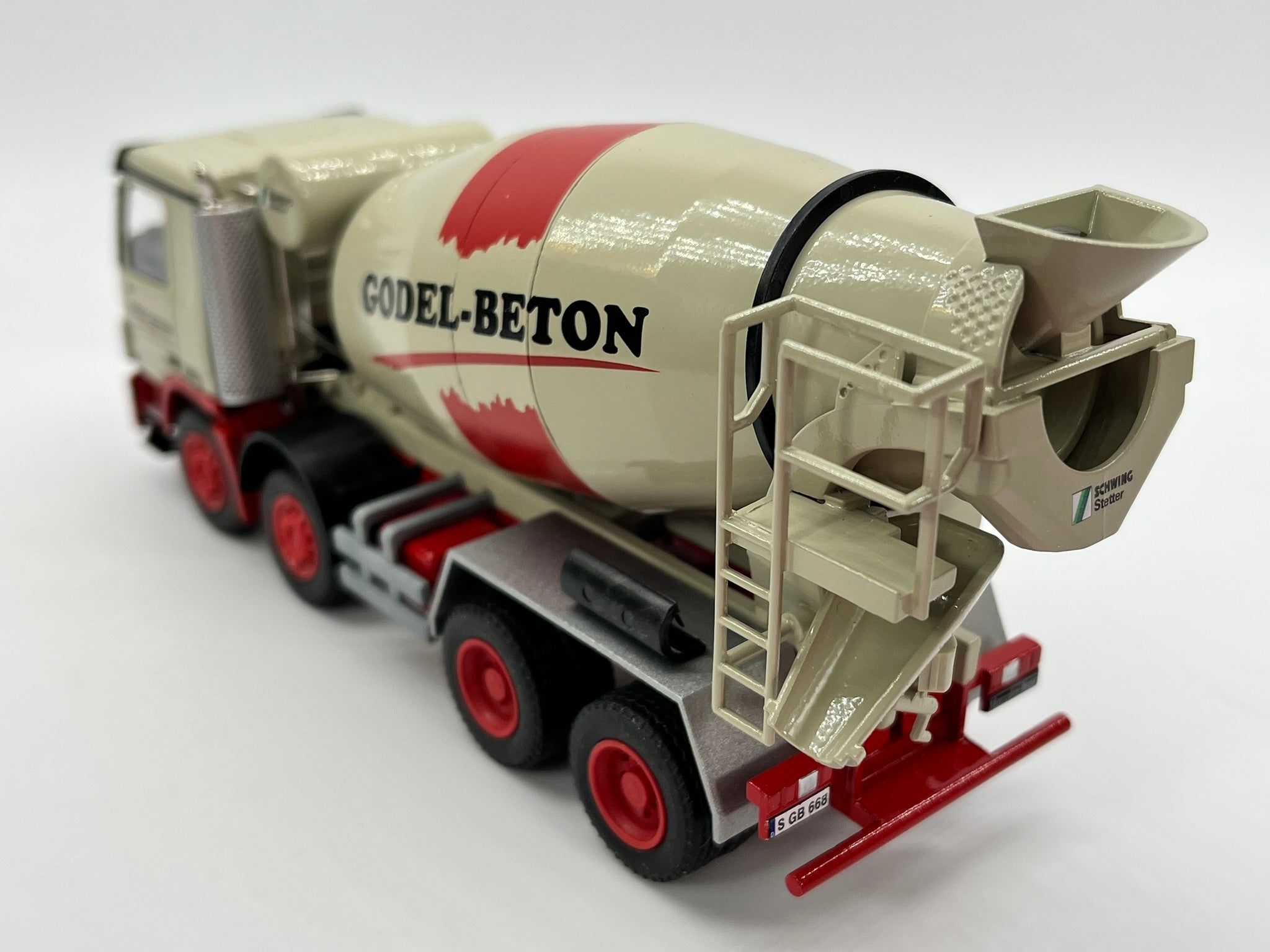 CONRAD Modelle I STETTER Fahrmischer auf MB Actros (1:50) "GODEL BETON"