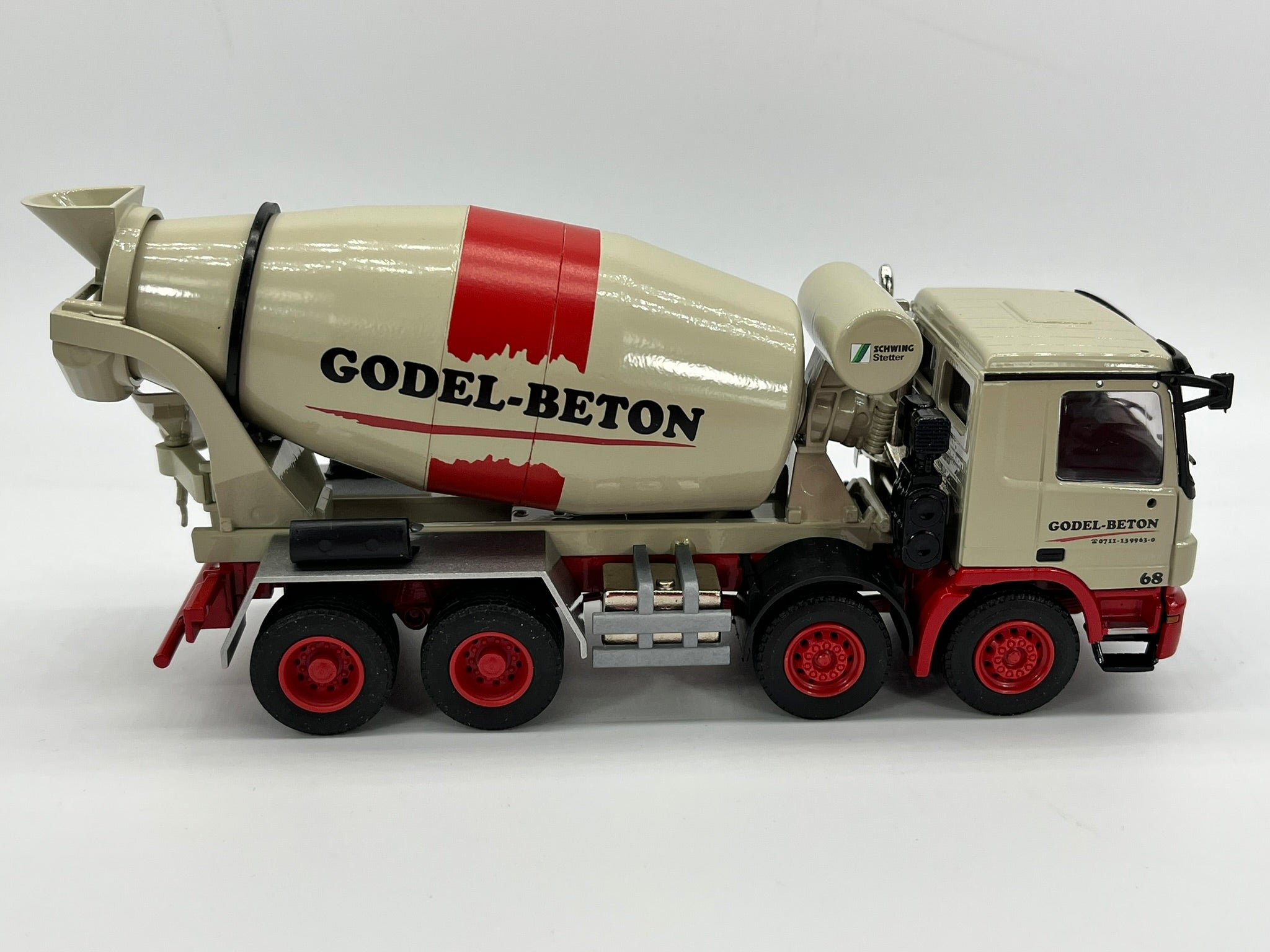 CONRAD Modelle I STETTER Fahrmischer auf MB Actros (1:50) "GODEL BETON"