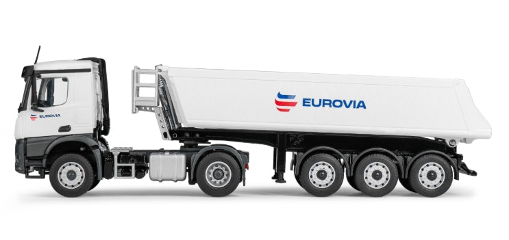 SCHMITZ CARGOBULL Kastenmuldenkipper auf Mercedes-Benz Arocs (1:50) "EUROVIA"
