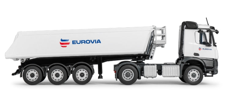 SCHMITZ CARGOBULL Kastenmuldenkipper auf Mercedes-Benz Arocs (1:50) "EUROVIA"