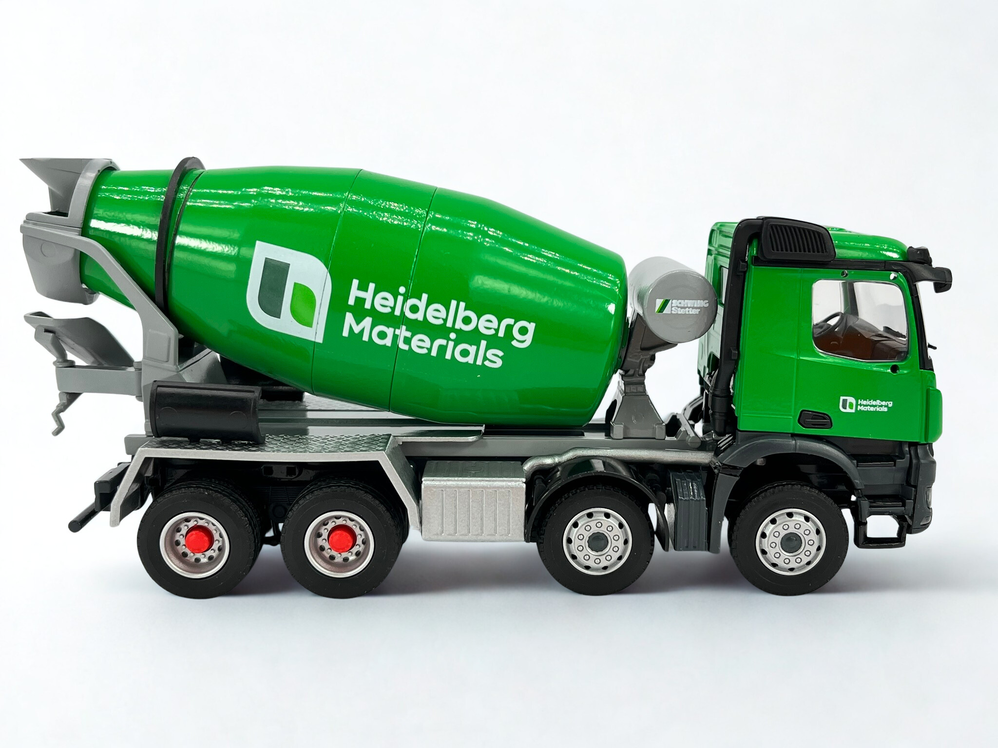 STETTER 4-axle concrete mixer truck on MERCEDES-BENZ Arocs "HEIDELBERG MATERIALS" (1:50) - 78258/06