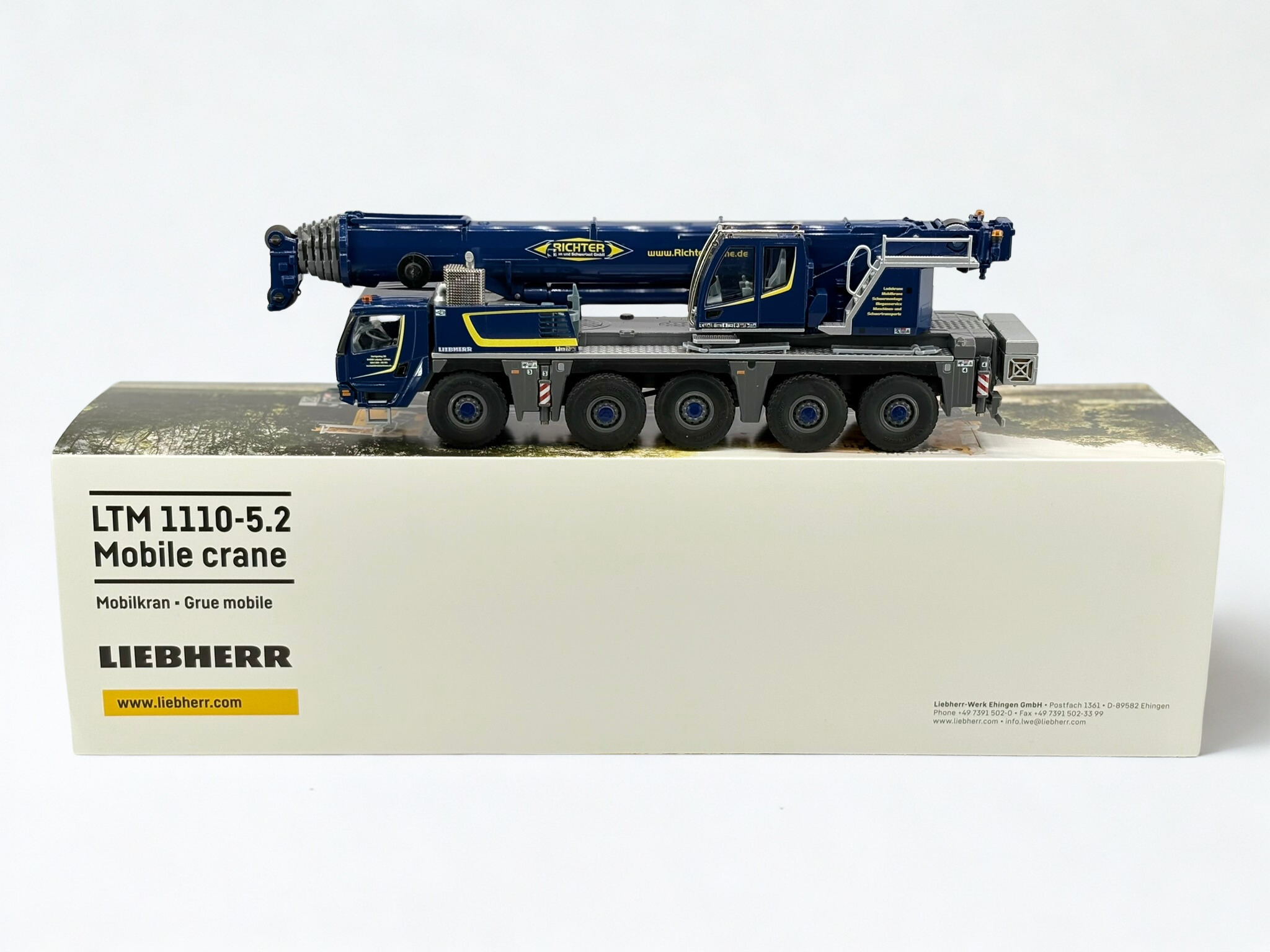 LIEBHERR LTM 1110-5.2 Mobilkran "RICHTERKRANE" (1:50) - 2126/03