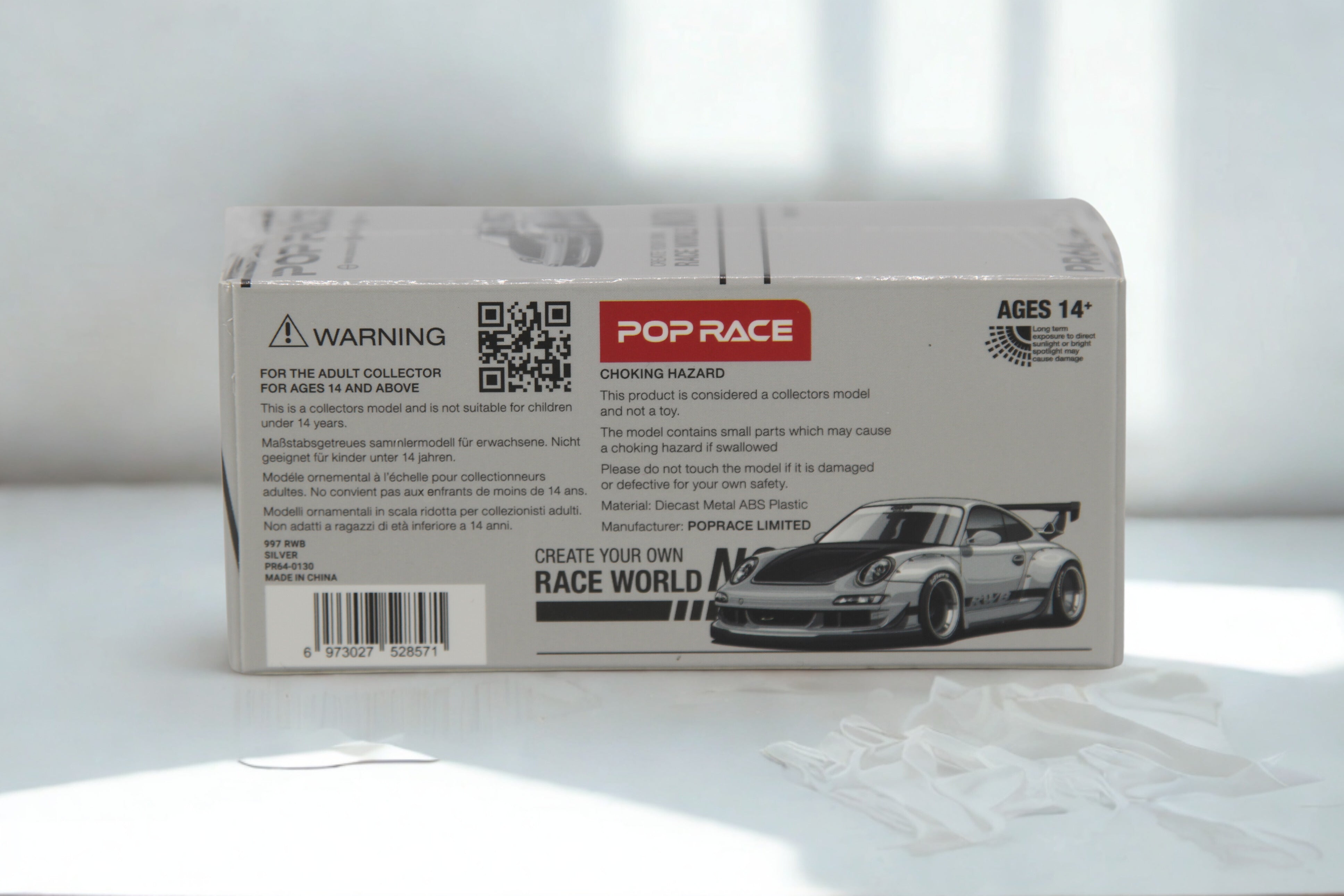 Diecast Modell Porsche RWB 997 Pop Race 1:64