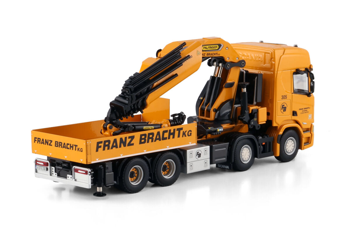 SCANIA R Highline CR20H 8X4 mit PALFINGER PK 165.002 TEC 7 (1:50) "Franz Bracht"