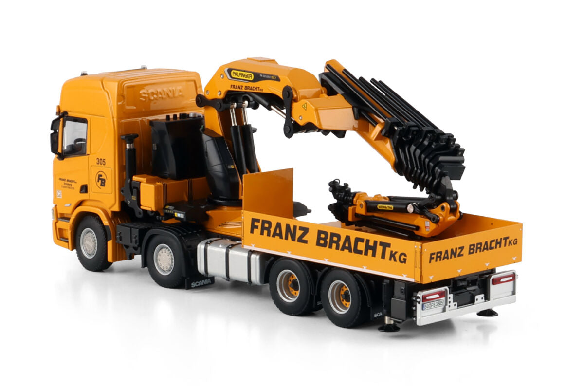 SCANIA R Highline CR20H 8X4 mit PALFINGER PK 165.002 TEC 7 (1:50) "Franz Bracht"