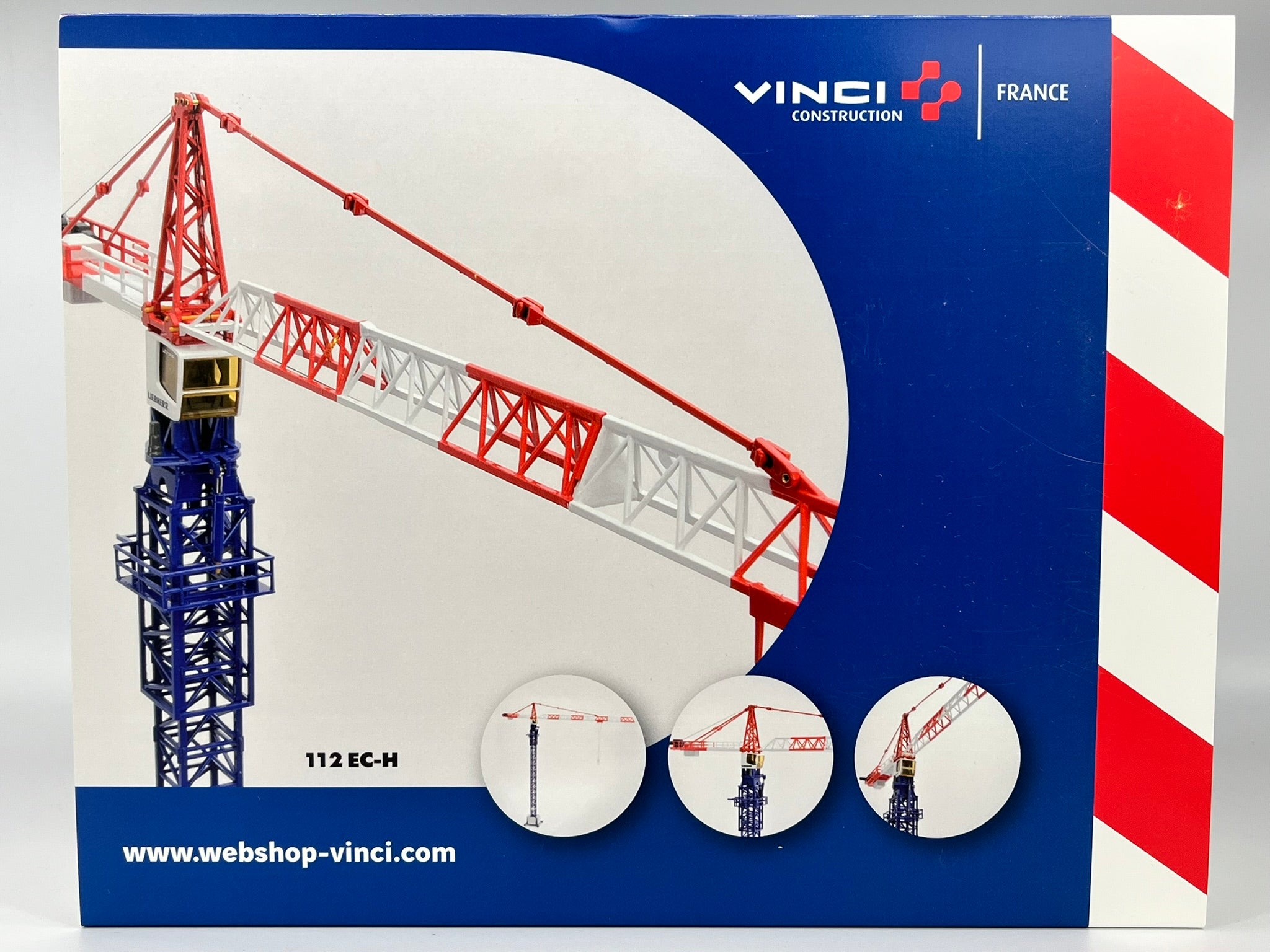 LIEBHERR 112 EC-H Turmdrehkran "VINCI CONSTRUCTION" (1:87) - 2024/05