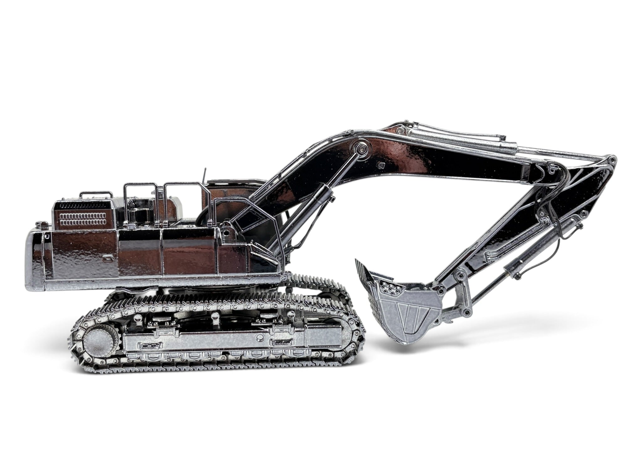 Conrad Kobelco SK500LC-10 Raupenbagger „Delft Blue“ Gun Metal – Diecast-Sammlermodell 1:50, Art. 2210/08 – Ansicht 5