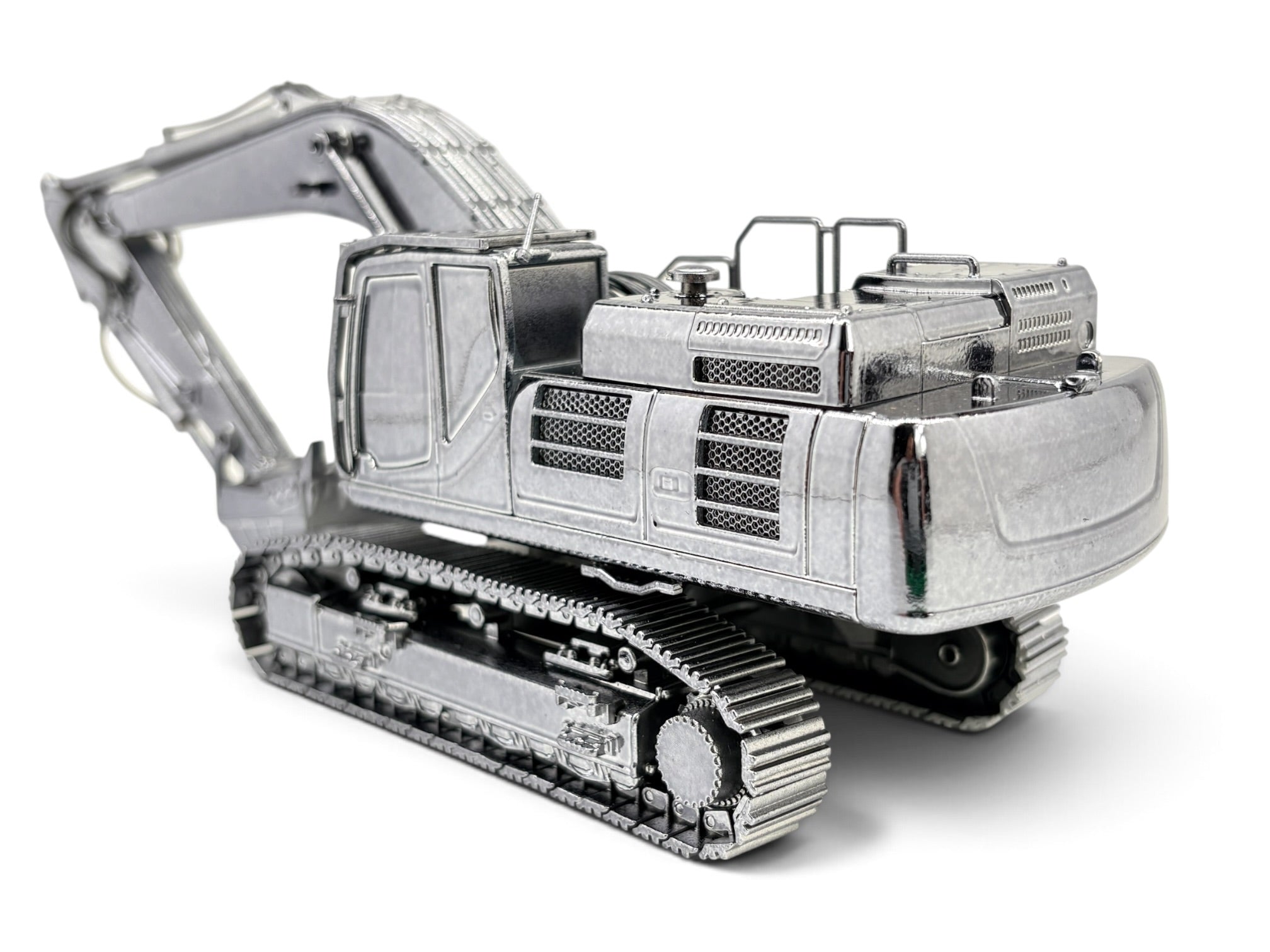 Conrad Kobelco SK500LC-10 Raupenbagger „Delft Blue“ Gun Metal – Diecast-Sammlermodell 1:50, Art. 2210/08 – Ansicht 7