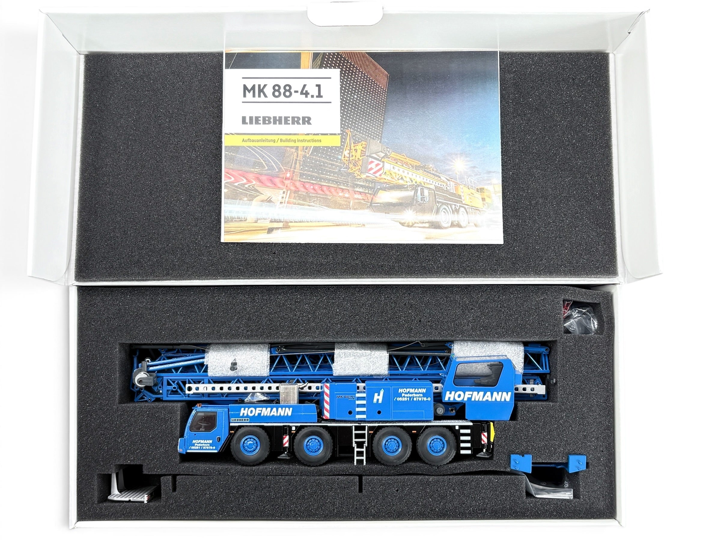 Conrad Liebherr MK 88-4.1 Mobilbaukran „Hofmann“ – Diecast-Sammlermodell 1:50, Art. 2123/12